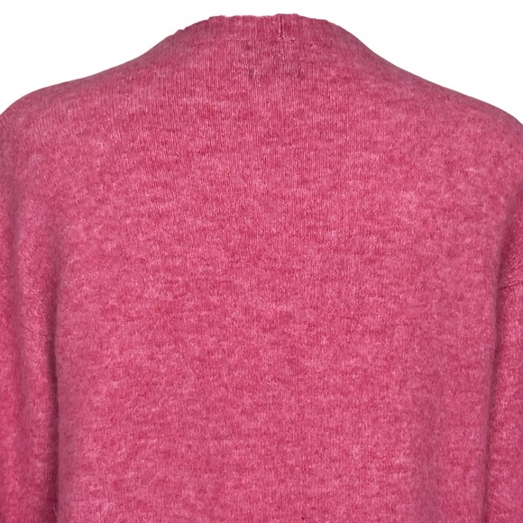 Massimo Dutti Alpaca Wool Blend Women's Pink Sweater Size S Cozy Warm Soft - Picture 5 of 8